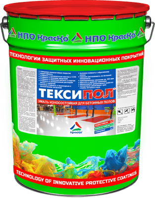 Тексипол - глянцевая краска для бетонного пола